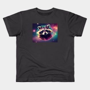 Space Raccoon Kids T-Shirt